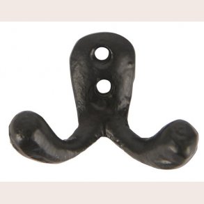 Ib Laursen Knage dobbelt mini sort