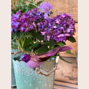 LaVida Deko fugl lilla