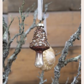 La Vida Juleornament mushroom