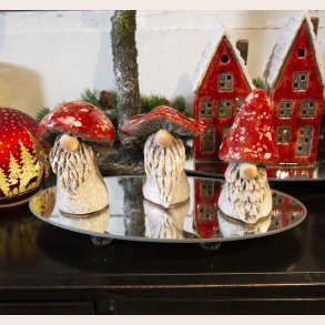 La Vida Mushrooms med hatte store 3 stk.