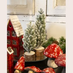 La Vida Kunstig grantr med sne Lille