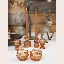 Candy fyrfadsstage orange