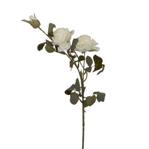 La Vida Kunstig blomst 3 grene, 3 blomster Hvid