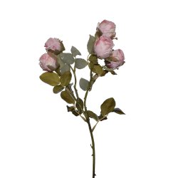 La Vida Kunstig blomst 3 grene, 5 blomster Gl. Rosa