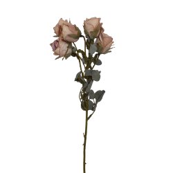 La Vida Kunstig blomst 3 grene, 5 blomster Rosa