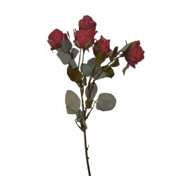 La Vida Kunstig blomst 3 grene, 5 blomster R�d