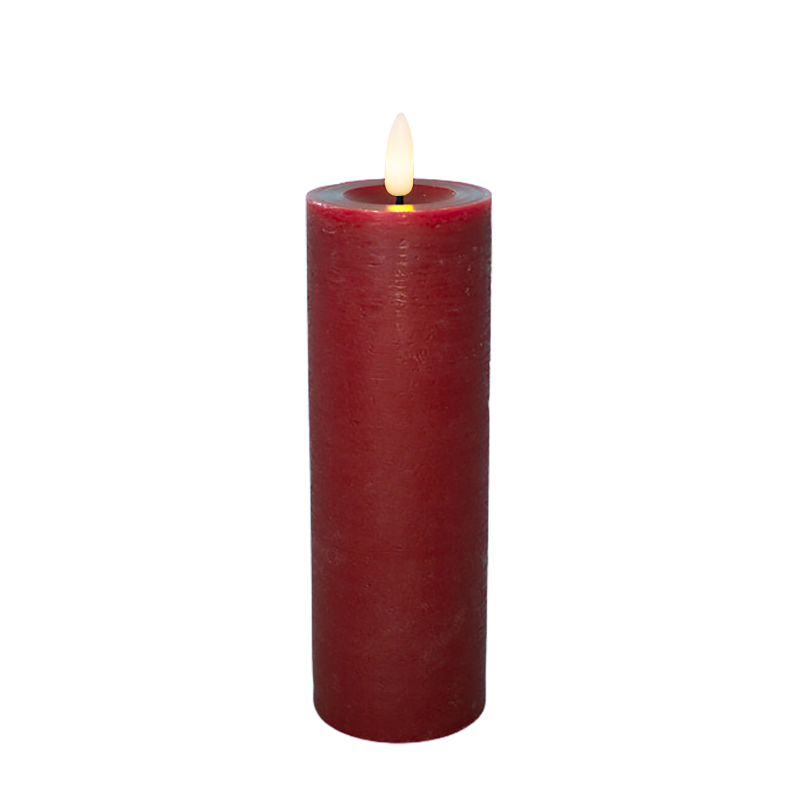 LED Bloklys rd H17,5cm