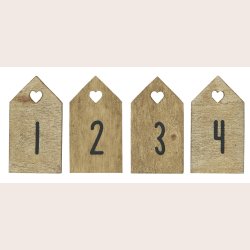 Ib Laursen Pakkepynt 1-4 tr naturfarvet