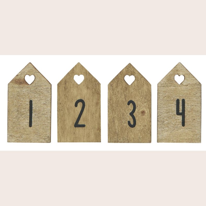 Ib Laursen Pakkepynt 1-4 tr naturfarvet