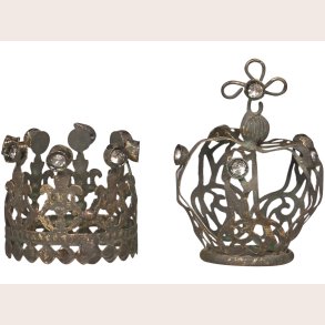 Chic Antique Mini kroner st med 2 stk