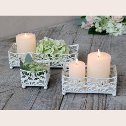 Chic Antique Fad med blondekant lille