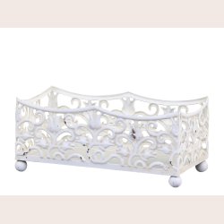 Chic Antique Fad med blondekant mellem