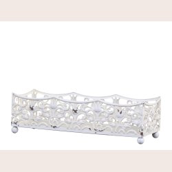 Chic Antique Fad med blondekant stor