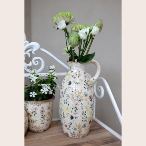 Chic Antique Cavaillon stor kande med blomster
