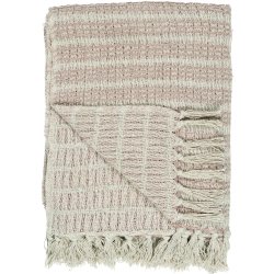 Ib Laursen Plaid Creme/malva stribemnster