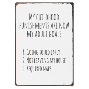 Ib Laursen Metalskilt 