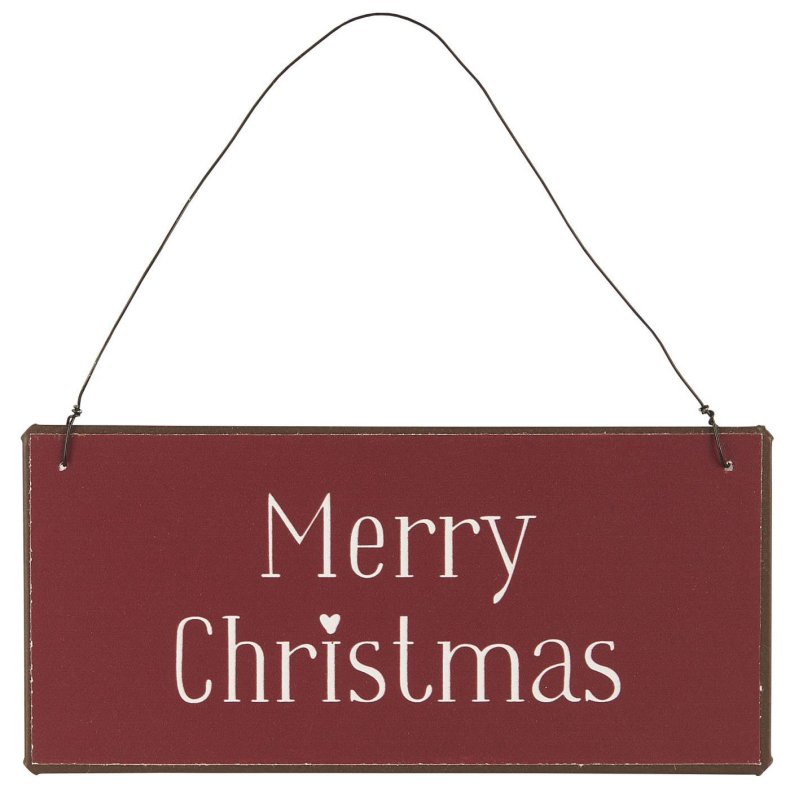 Ib Laursen Skilt "Merry Christmas"