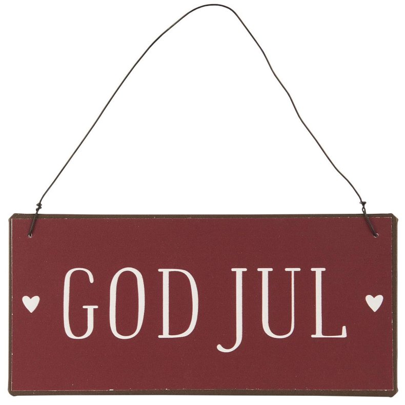 Ib Laursen Skilt "God Jul"