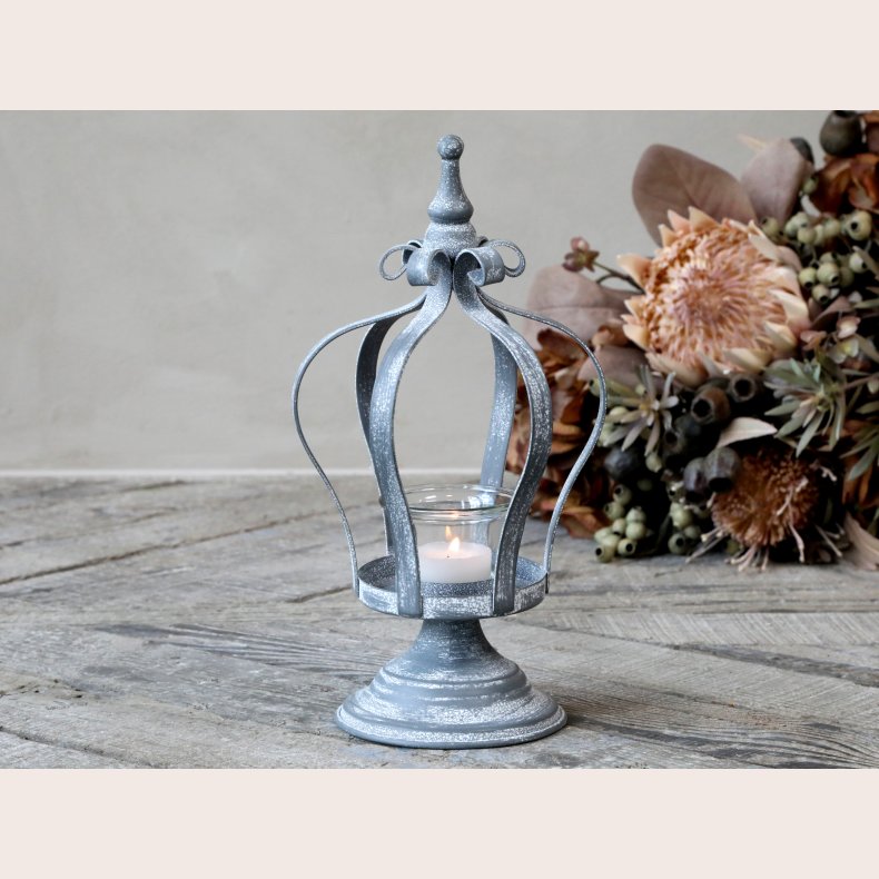 Chic Antique Krone p fod til fyrfadslys