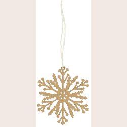 Ib Laursen Papirklip snekrystal guld