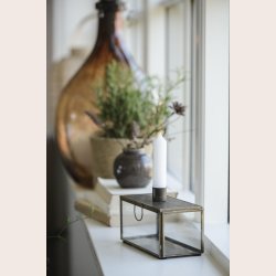 Ib Laursen glas ske med lysestage