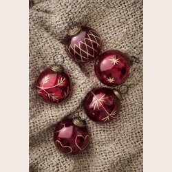 Ib Laursen Julekugle rd mellem