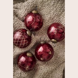 Ib Laursen Julekugle rd stor