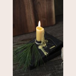 Ib Laursen �ske med lysestage rustlook