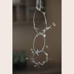 Ringe til ophng 3 strrelser metallook