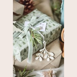 Ib Laursen Mistelten t/ophng hvid My Nostalgic Christmas