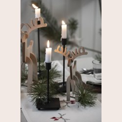 Ib Laursen Lysestage firkantet fod stor