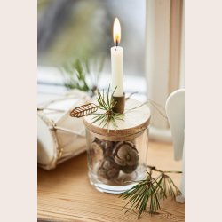 Ib Laursen Vedhng blad m/wire messing