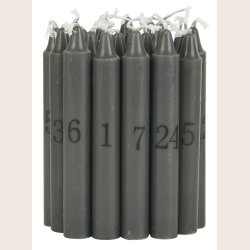 Ib Laursen kerte kalenderlys 1-24 mrkegr