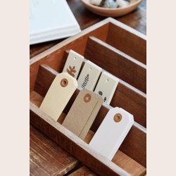 Ib Laursen Manilamrker hvid 10 stk store