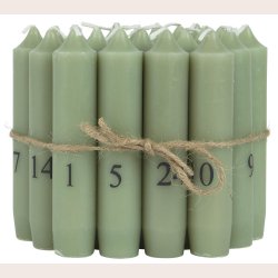 Ib Laursen bede kalenderlys 1-24 stvgrn