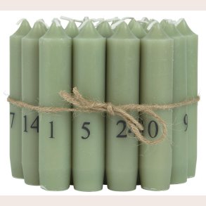 Ib Laursen bede kalenderlys 1-24 stvgrn