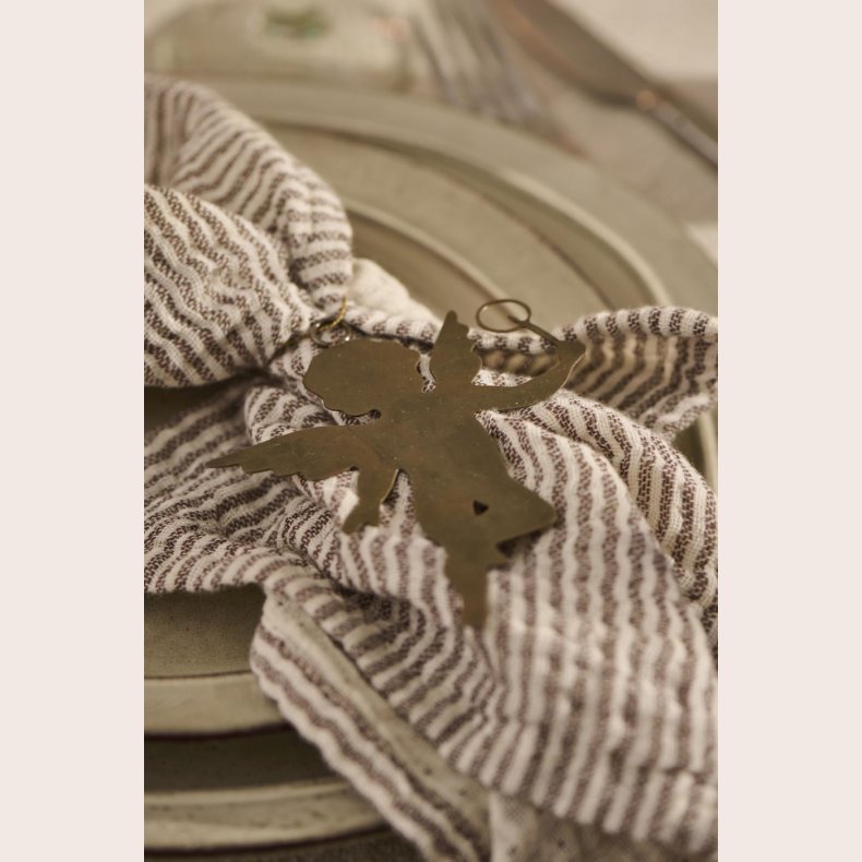 Ib Laursen Metal engel med lys