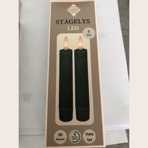 LED Bedelys grn 2 stk