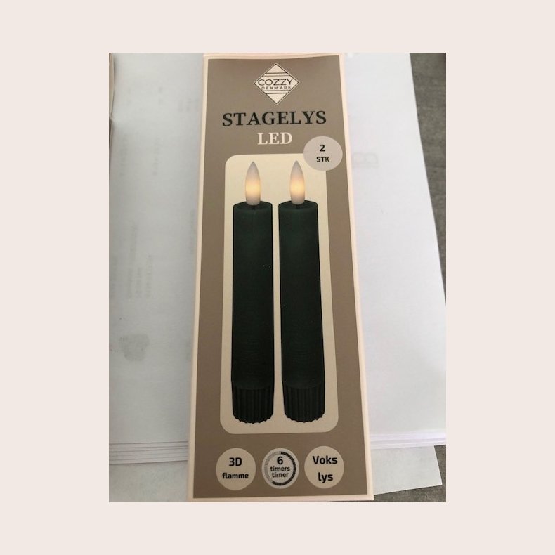 LED Bedelys grn 2 stk