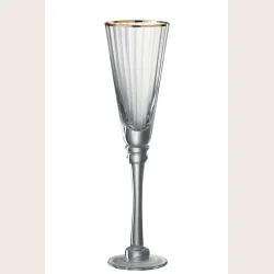Rim Champagneglas glas J-Line 6 stk