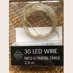 Wire med 30 LED lys